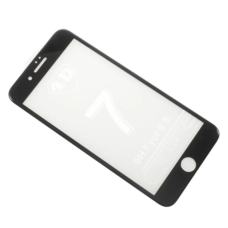 3D Full Coverage Tempered Glass Screen Protector Film for iPhone 7 4.7 inch - Black