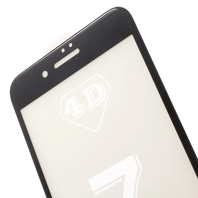 3D Full Coverage Tempered Glass Screen Protector Film for iPhone 7 4.7 inch - Black