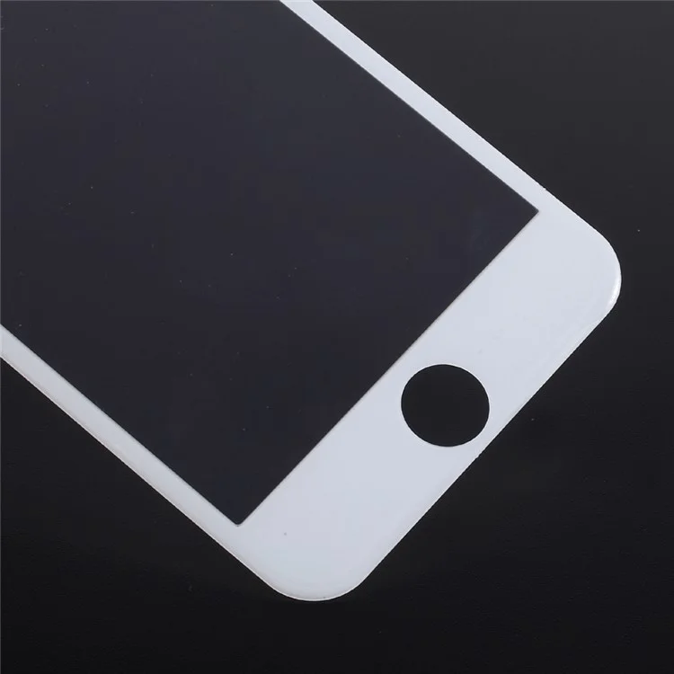 For iPhone 6s Plus/6 Plus Carbon Fiber Arc Edge Anti-blue-ray Full Coverage Tempered Glass Screen Protector - White