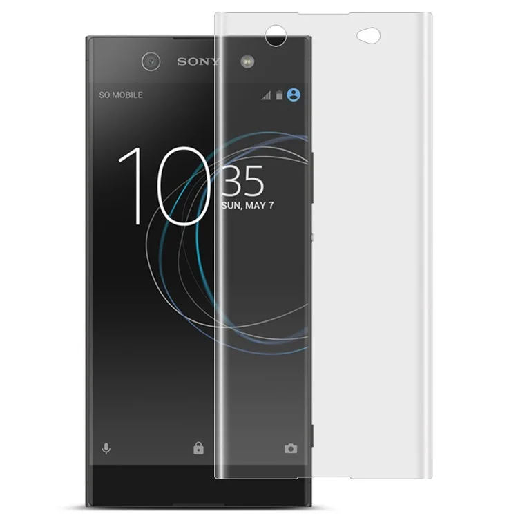2Pcs IMAK for Sony Xperia XA1 Ultra 3D Curved Full Screen Coverage Soft Protector Film Explosion-proof