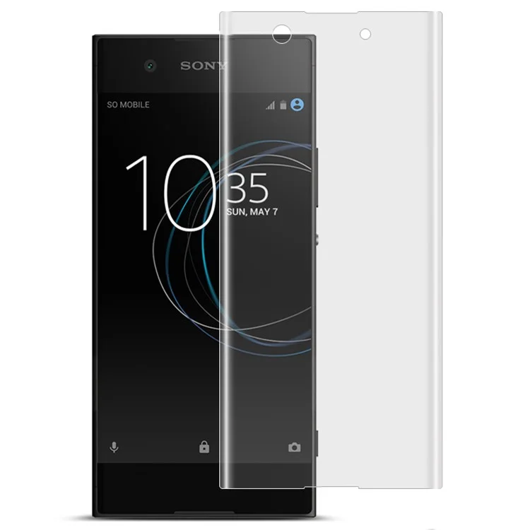 2Pcs IMAK for Sony Xperia XA1 Explosion-proof 3D Curved Full Coverage Soft Screen Protector Film