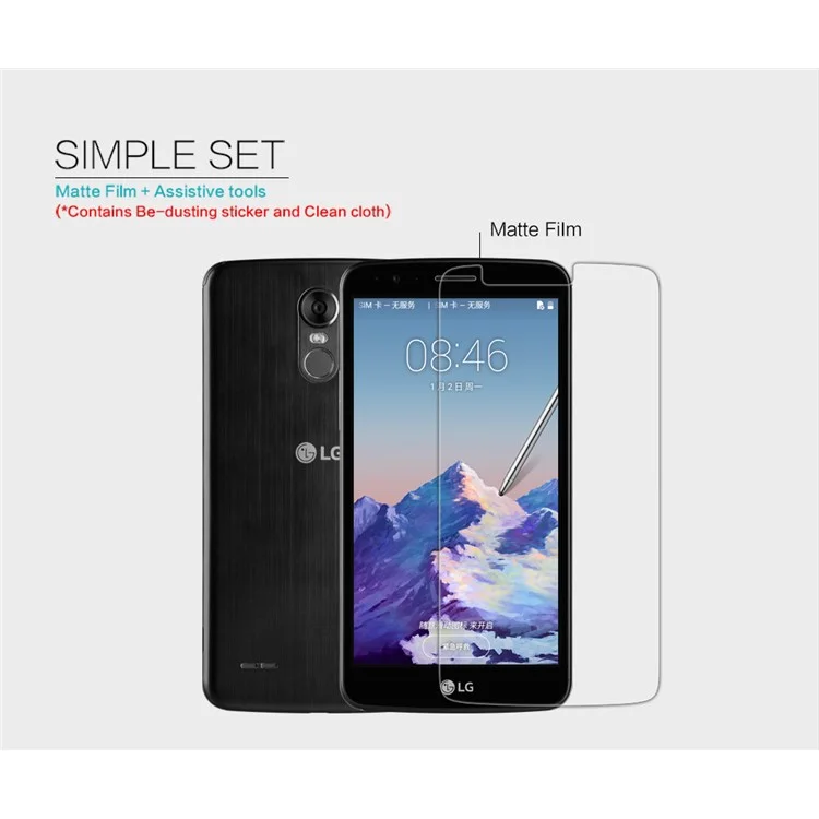 NILLKIN for LG Stylus 3 / Stylo 3 Anti-scratch Matte LCD Screen Protector Mobile Film