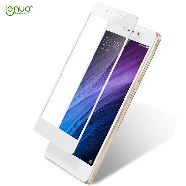 LENUO CF Series Full Screen Tempered Glass Screen Film for Xiaomi Redmi 4 - White