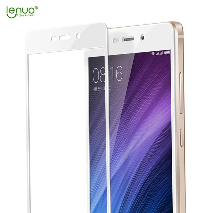 LENUO CF Series Full Screen Tempered Glass Screen Film for Xiaomi Redmi 4 - White