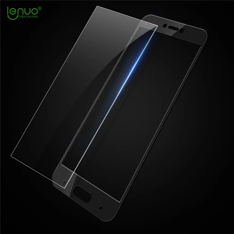 LENUO CF Soft Edge Full Screen Tempered Glass Screen Protector Guard for Xiaomi Mi 5c - Black