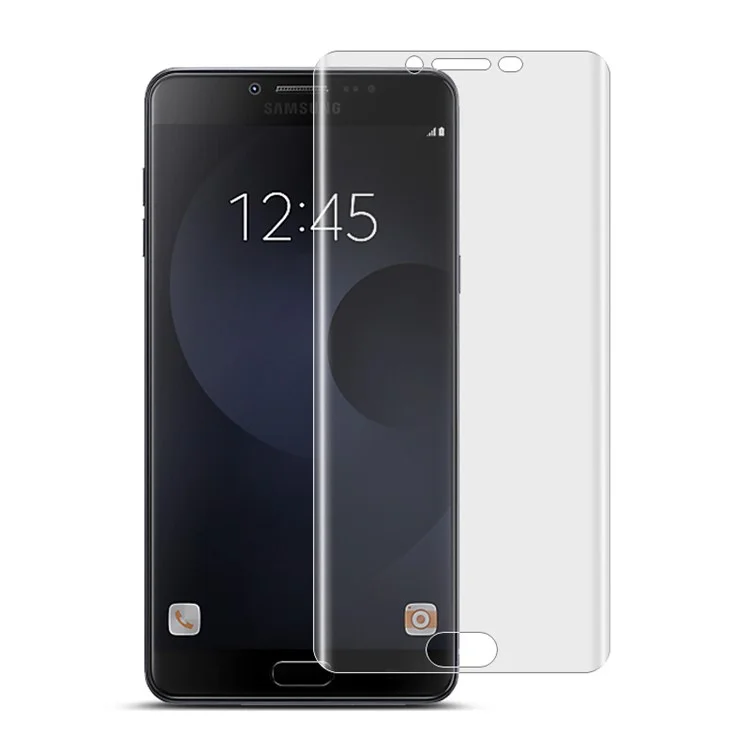 2PCS/Lot IMAK Explosion-proof Soft 3D Curved Full Coverage Screen Protector Film for Samsung Galaxy C9 Pro