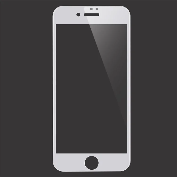 WUW-G08 4D Ultra Clear Arc Edge Anti-fingerprint Tempered Glass Protector Film for iPhone 7 - White