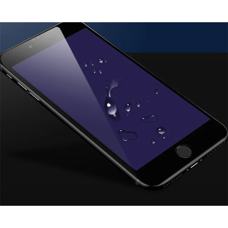WUW G06 for iPhone 7 2.5D Soft Arc Edge Anti-blue-ray Tempered Glass Protector Film - Black