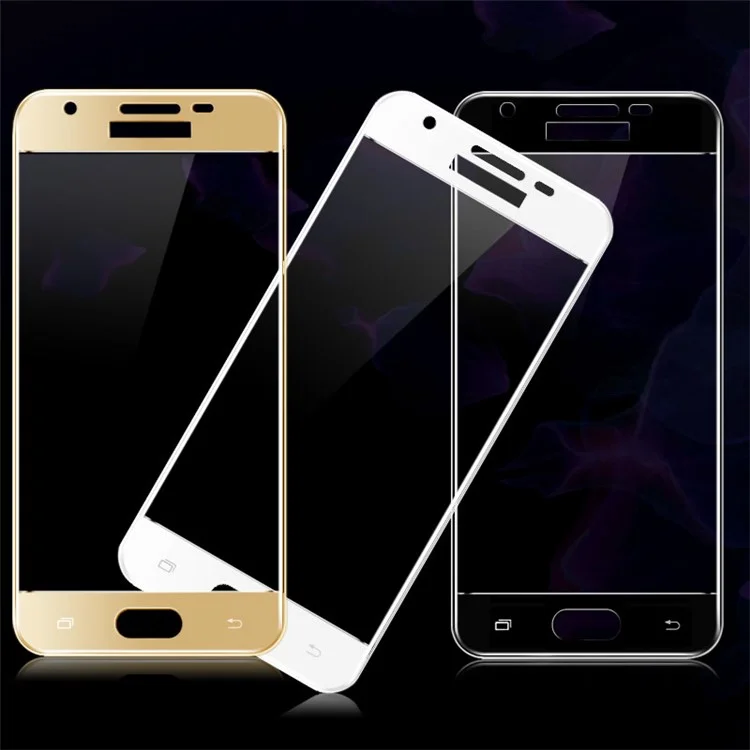 IMAK HD Full Tempered Glass Screen Protector for Samsung Galaxy J3 Emerge - Black