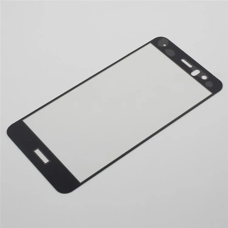 Silk Print Mobile Tempered Glass Protector for Huawei P10 (Crocodile Texture Package) - Black