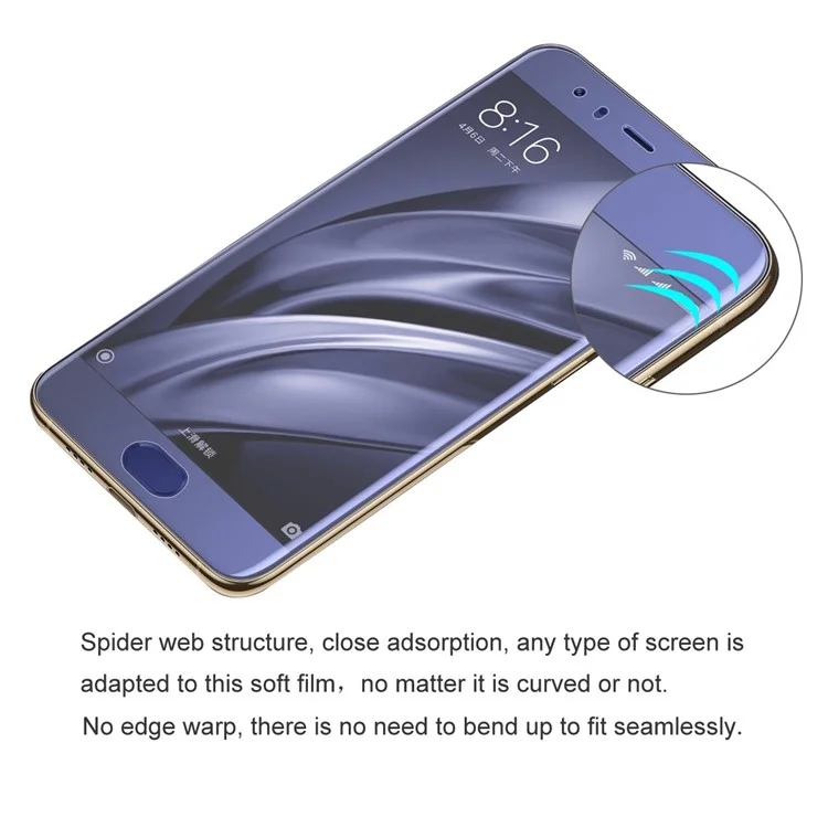 HAT PRINCE 0.1mm Full Coverage Screen Guard for Xiaomi Mi 6