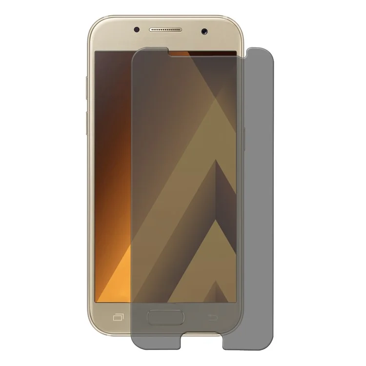 HAT PRINCE for Samsung Galaxy A3 (2017) 2.5D Anti-Peep Tempered Glass Screen Protector 0.26mm 9H Arc Edge