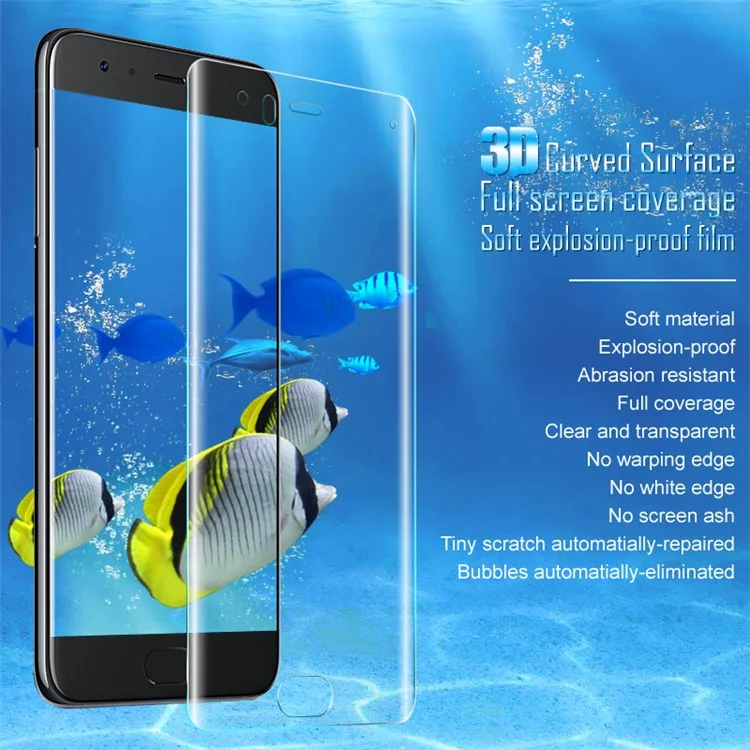 2Pcs IMAK Explosion-proof Soft 3D Curved Full Coverage Screen Protector Film for Xiaomi Mi 6