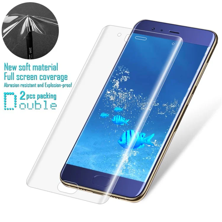 2Pcs IMAK Explosion-proof Soft 3D Curved Full Coverage Screen Protector Film for Xiaomi Mi 6