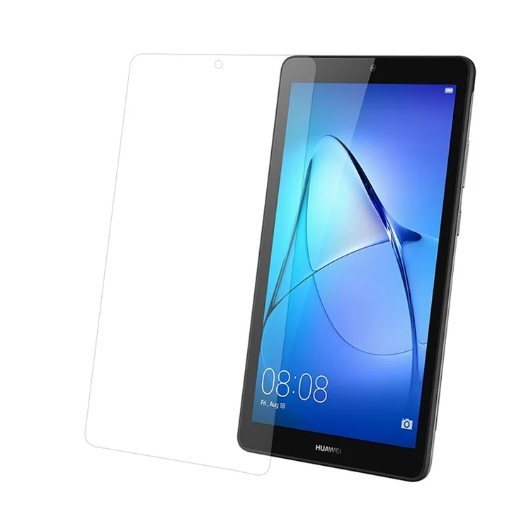 Pour Huawei MediaPad T3 7,0 Pouces Tablet 4G Tablet LCD Protecteur D'écriture de Verre Témérée (edge Arc)