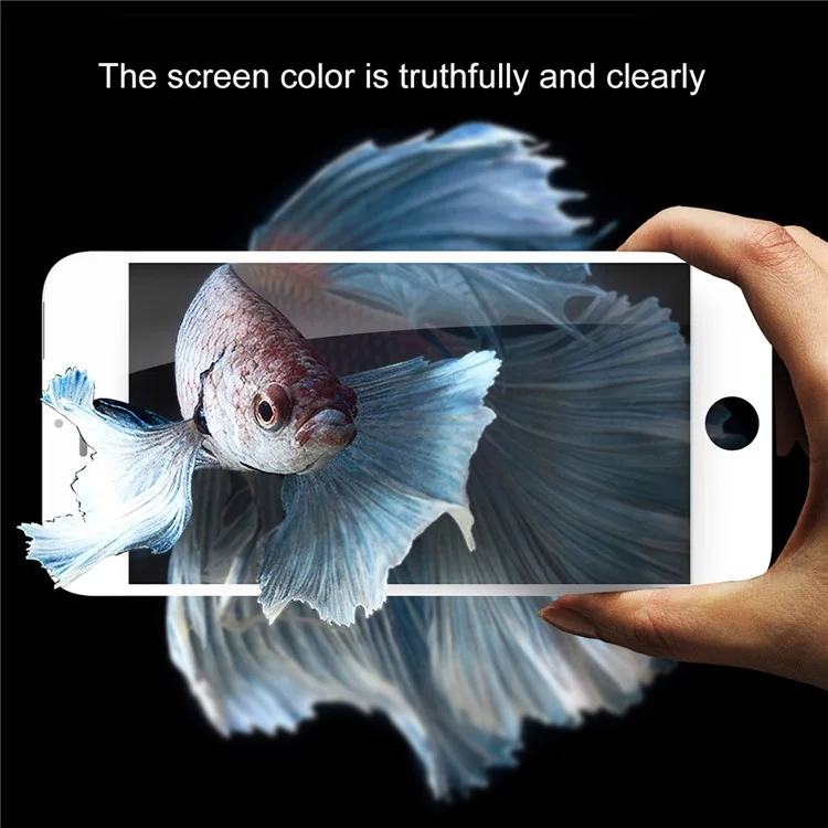 BASEUS 0.23mm Anti-spy Soft PET Edges Full Size Tempered Glass Screen Protector for iPhone 7 - White