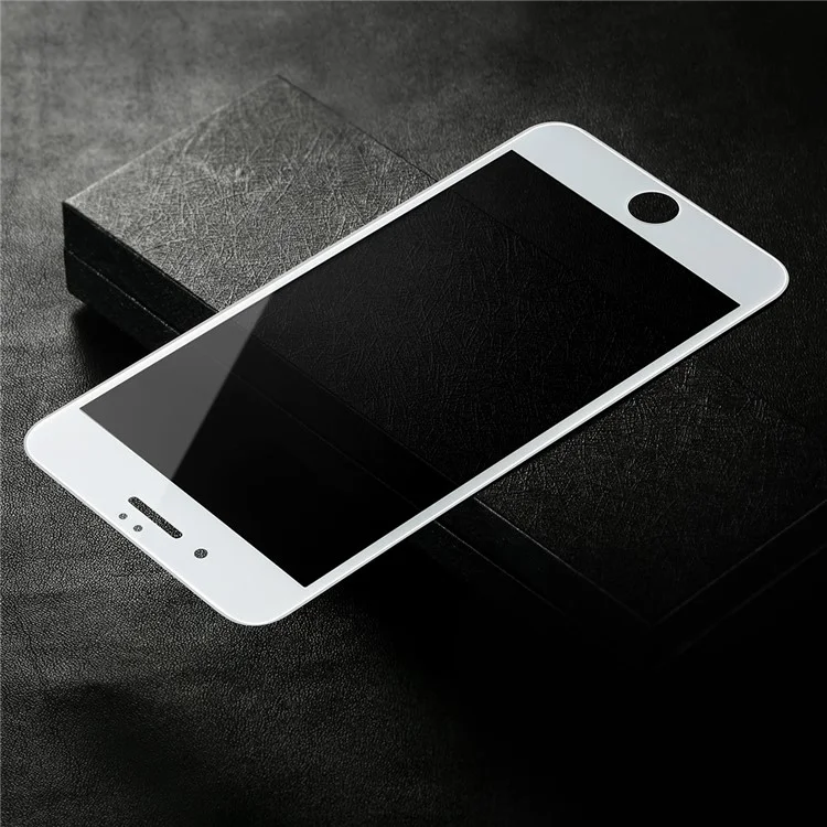 BASEUS 0.23mm Anti-spy Soft PET Edges Full Size Tempered Glass Screen Protector for iPhone 7 - White