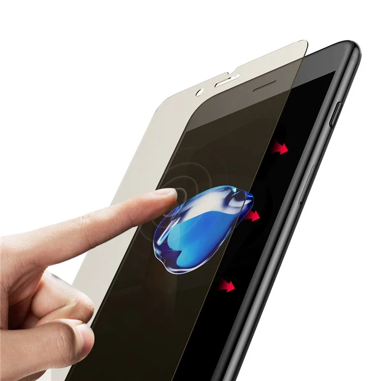 BASEUS 0.3mm Mirror Full Glue Tempered Glass Screen Guard Film for iPhone 8/7