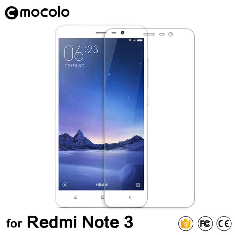 MOCOLO Arc Edge Full Glue Tempered Glass Screen Protector for Xiaomi Redmi Note 3