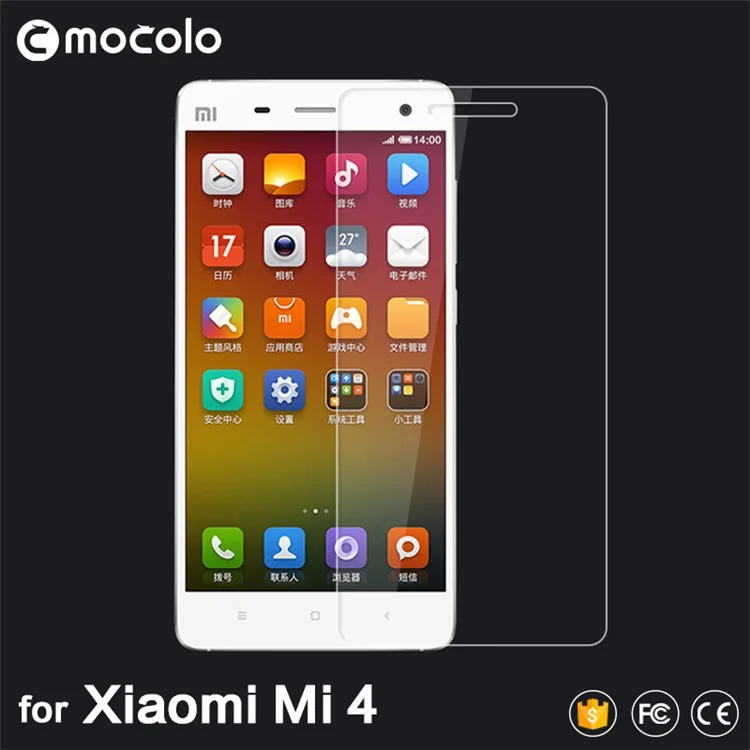 MOCOLO Arc Edge Full Glue Tempered Glass Screen Protector for Xiaomi Mi 4