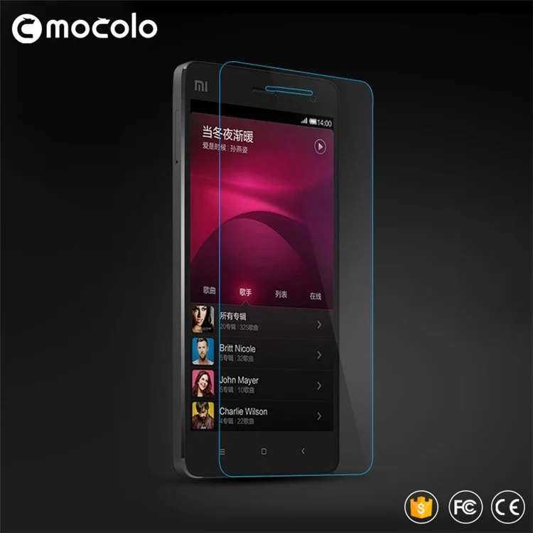 MOCOLO Arc Edge Full Glue Tempered Glass Screen Protector for Xiaomi Mi 4