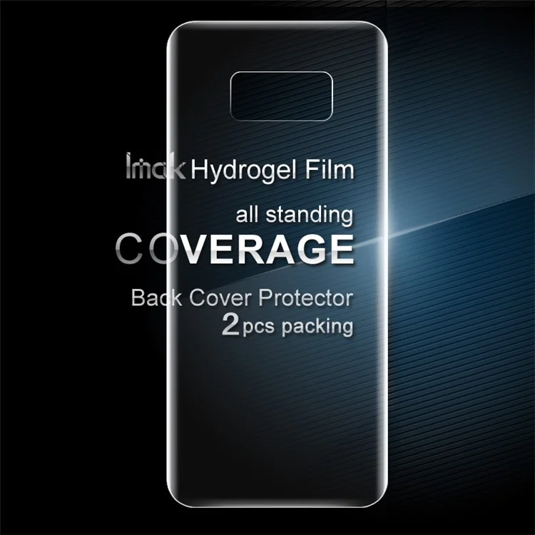 IMAK 2 Pcs Packing Back Soft Hydrogel Protector Film for Samsung Galaxy S8 SM-G950