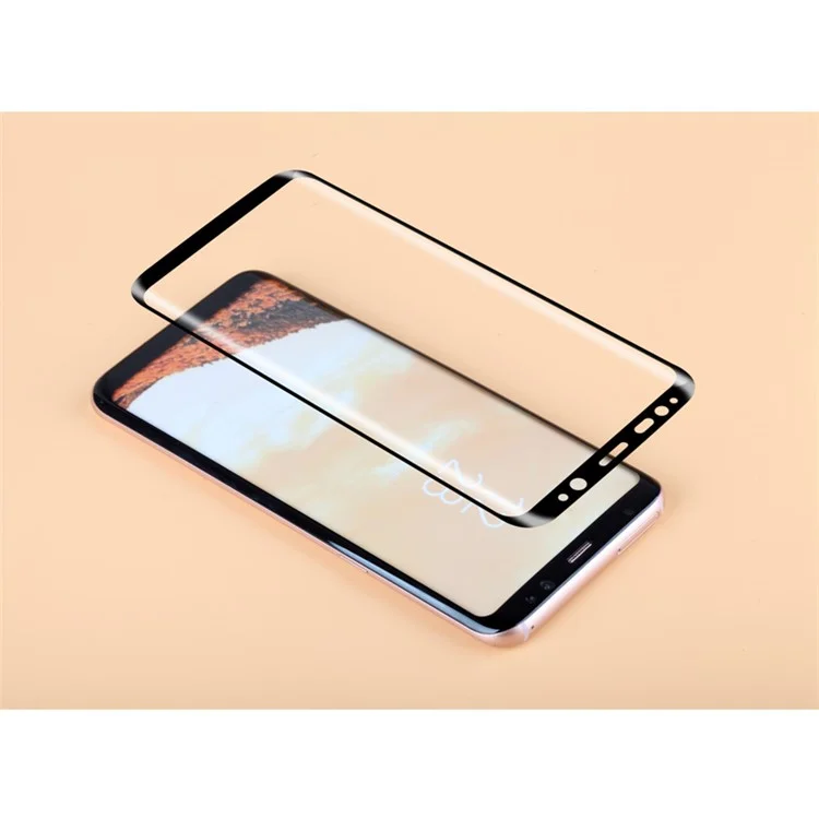 MOMAX 0.3mm 3D Full Cover Anti-explosion Tempered Glass Film for Samsung Galaxy S8 G950 - Black