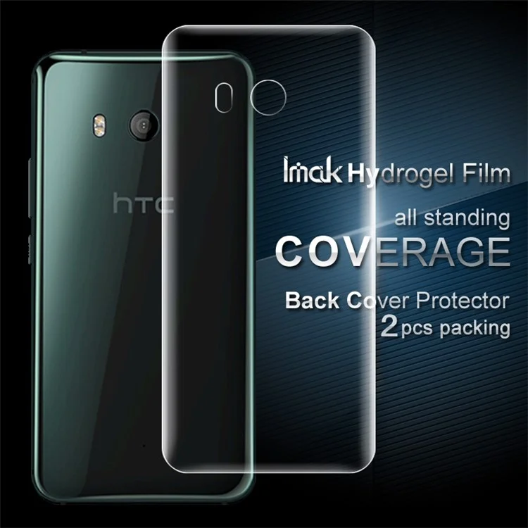 IMAK 2Pcs Packing Back Soft Hydrogel Protector Film for HTC U11