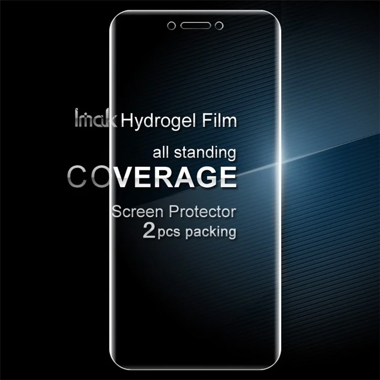 IMAK 2Pcs Packing Full Screen Complete Covering Soft Hydrogel Protector Film for Xiaomi Redmi 4X
