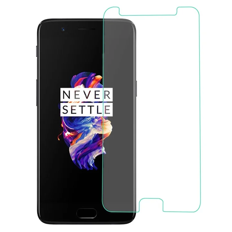 Für OnePlus 5 Temperierte Glasschirmeschutzbogenkante (0,3 Mm)