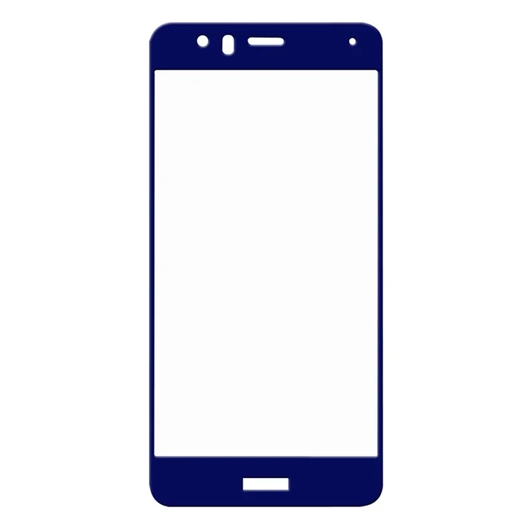 HAT PRINCE Tempered Glass Screen Protector Film for Huawei P10 Lite 0.26mm 9H 2.5D Arc Edge - Blue