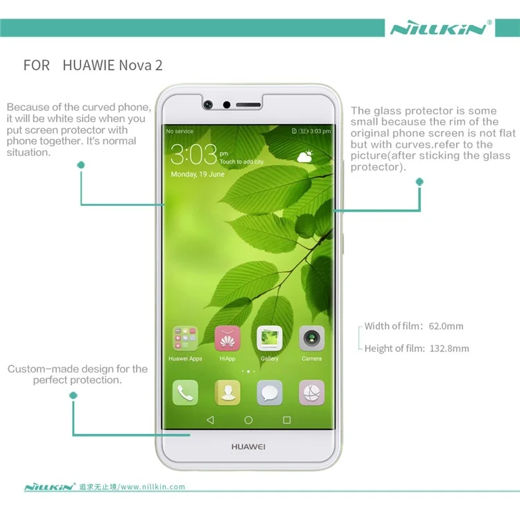 NILLKIN Matte Protective Film for Huawei Nova 2