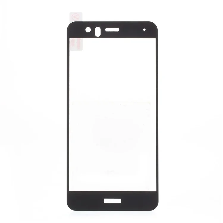 Película Protectora De Pantalla De Vidrio Completo De Impresión De Seda (borde De Arco) Para Huawei P10 Lite - Negro