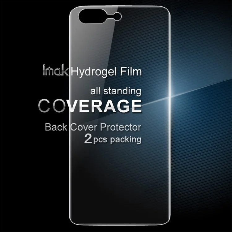 IMAK 2Pcs Packing Back Soft Hydrogel Protector Film for OnePlus 5