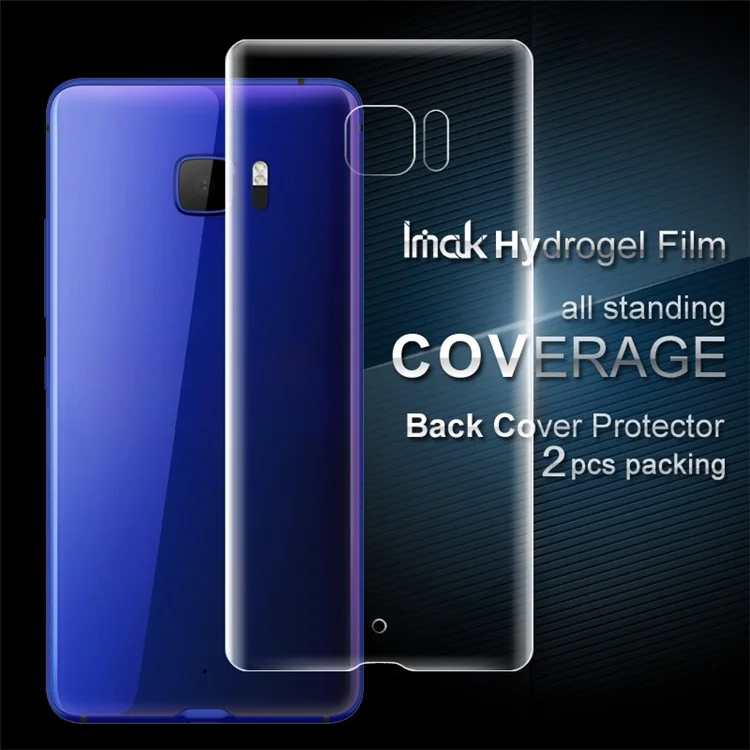 IMAK 2Pcs Packing Back Soft Hydrogel Protector Film for HTC U Ultra Ocean Note