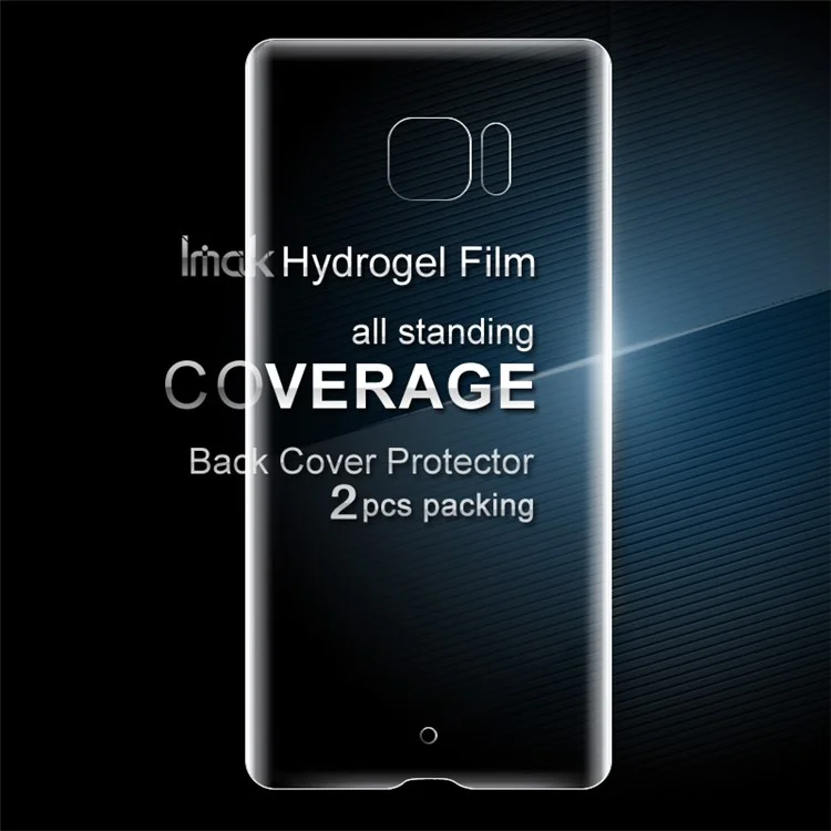 IMAK 2Pcs Packing Back Soft Hydrogel Protector Film for HTC U Ultra Ocean Note