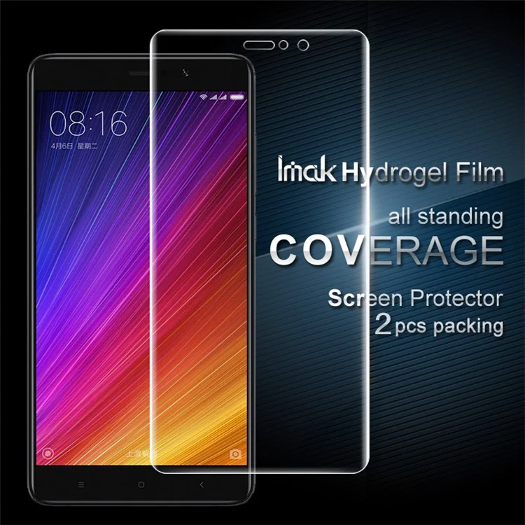 IMAK 2Pcs Full Screen Complete Covering Soft Hydrogel Protector Film for Xiaomi Mi 5s Plus