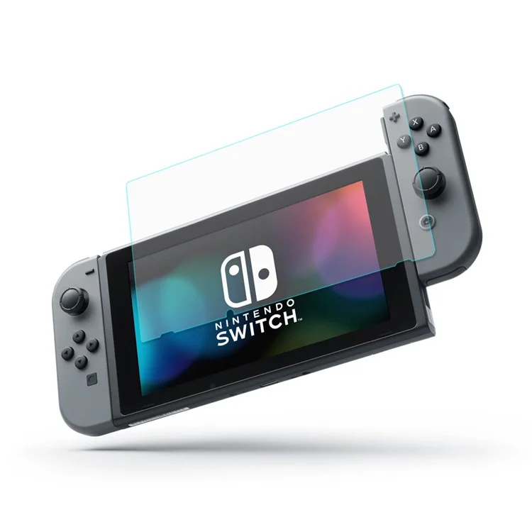 HAT PRINCE 0.33mm Arc Edge 9H Tempered Glass Screen Protector Film for Nintendo Switch
