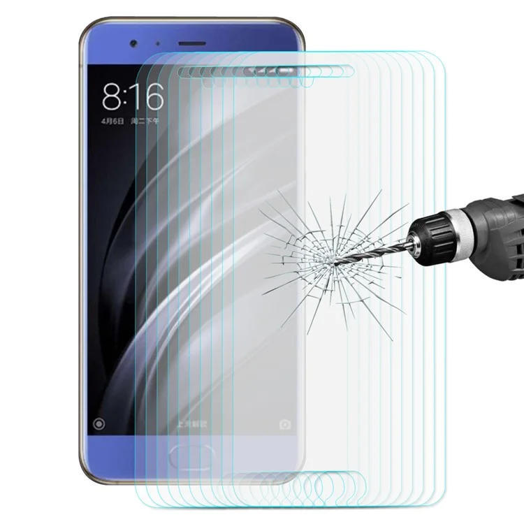 10Pcs ENKAY 0.26mm 9H 2.5D Tempered Glass Screen Protector for Xiaomi Mi 6