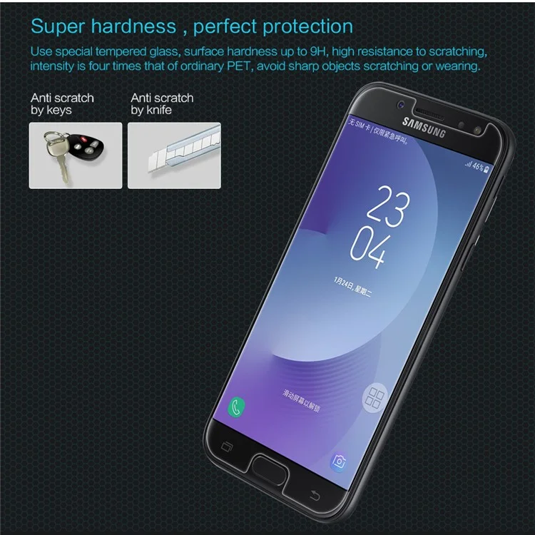 NILLKIN Amazing H Tempered Glass Screen Protector Anti-Explosion for Samsung Galaxy J5 (2017) EU Version