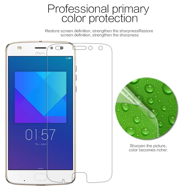 NILLKIN for Motorola Moto Z2 Play Anti-fingerprint HD Clear LCD Screen Protector Film