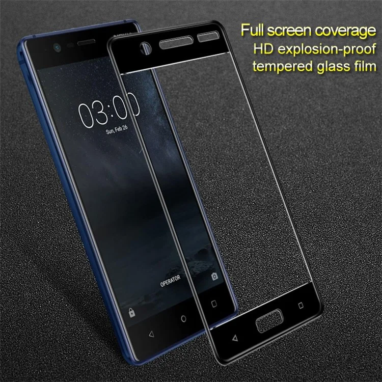 IMAK HD Full Coverage Tempered Glass Screen Protector for Nokia 5