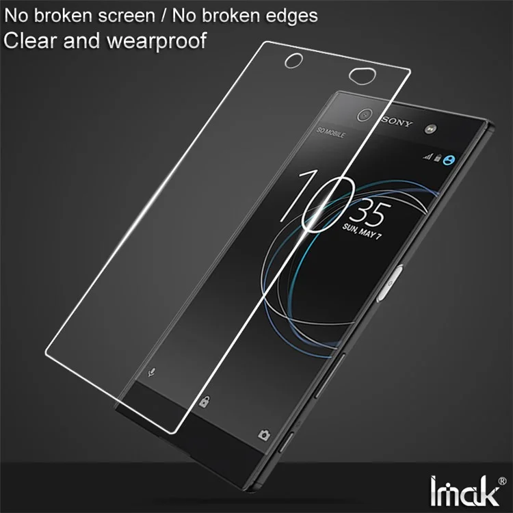IMAK Soft TPU Anti-explosion Screen Protector Guard Film for Sony Xperia XA1 Ultra