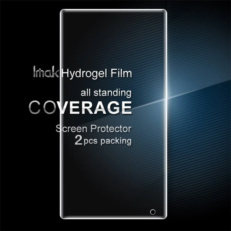 IMAK 2Pcs Packing Full Screen Complete Covering Soft Hydrogel Protector Film for Xiaomi Mi Mix