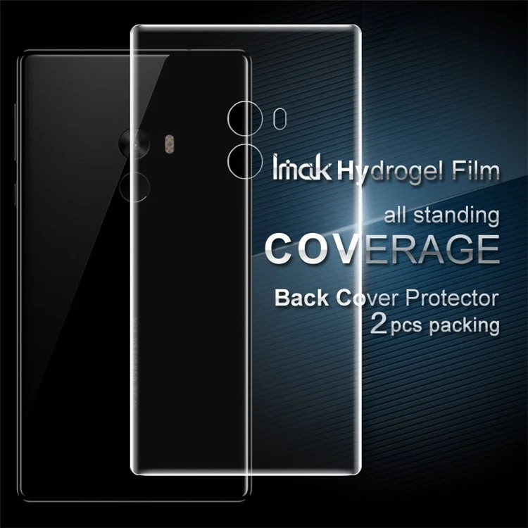 IMAK 2Pcs Packing Back Soft Hydrogel Protector Film for Xiaomi Mi Mix