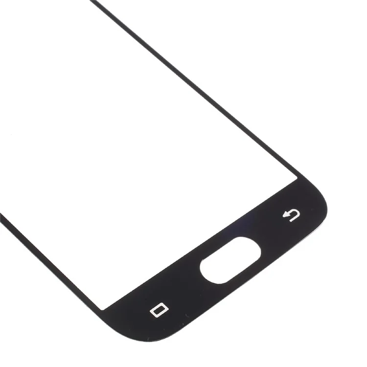 Per Samsung Galaxy J5 (2017) Versione ue Silk Stampa Film di Vetro a Copertura Completa - Nero