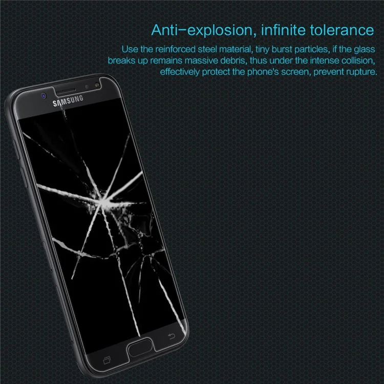 NILLKIN Amazing H Tempered Glass Screen Protector Anti-Explosion for Samsung Galaxy J7 (2017) EU Version