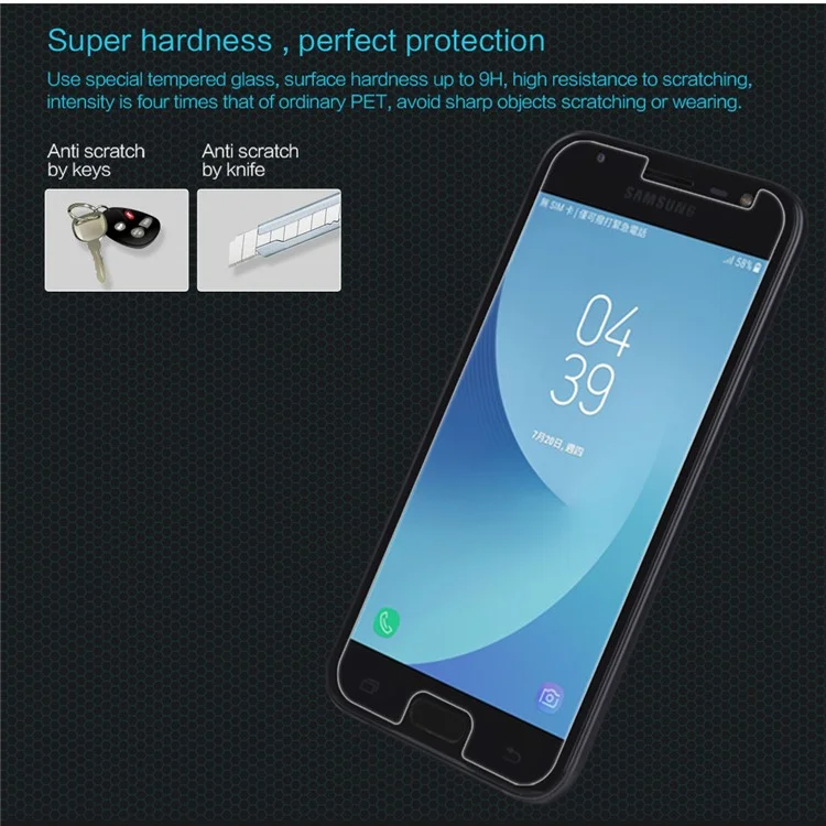 NILLKIN Amazing H Tempered Glass Screen Protector Anti-Explosion for Samsung Galaxy J3 (2017) EU Version