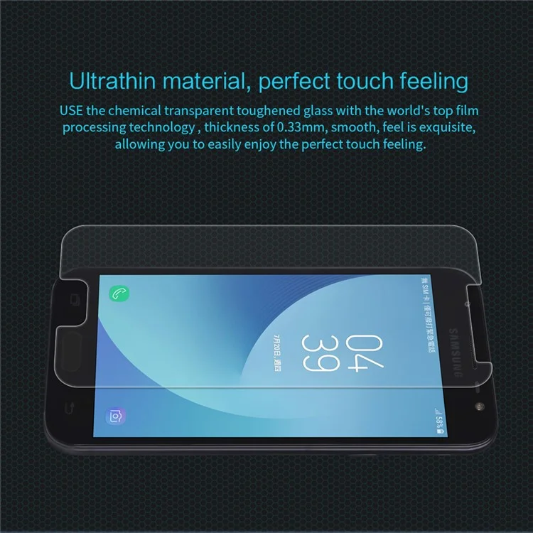 NILLKIN Amazing H Tempered Glass Screen Protector Anti-Explosion for Samsung Galaxy J3 (2017) EU Version