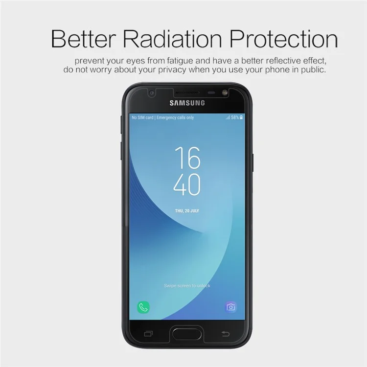 NILLKIN Screen Protector Scratch-resistant Guard Film for Samsung Galaxy J3 (2017) EU Version